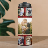 Family Photo Collage Buffalo Plaid 11 Pictures