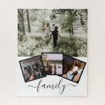 Family Photo Collage Custom Personalized Jigsaw Puzzle<br><div class="desc">Family Photo Collage Custom Personalized created by you personalized jigsaw puzzle from Ricaso</div>