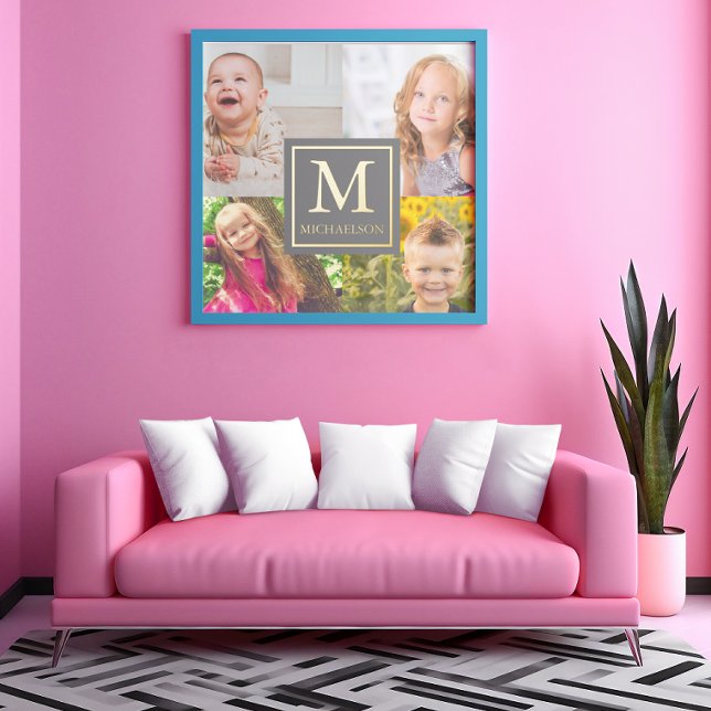 Family Photo Collage Foil Prints (Creator Uploaded)