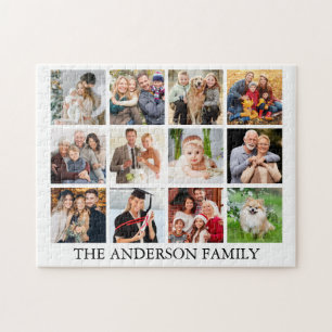 Family Photo Collage Jigsaw Puzzle