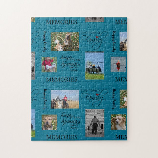 Family Photo Collage Jigsaw Puzzle (Vertical)