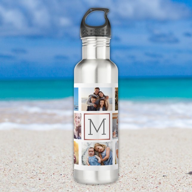 Family Photo Collage Monogram 710 Ml Water Bottle (Creator Uploaded)