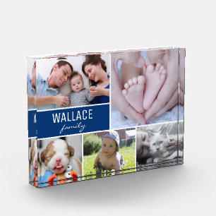 Family Photo Collage Multiple pictures Block