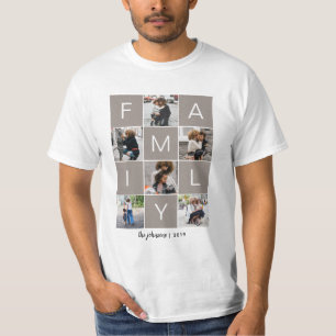 Family photo collage shirt