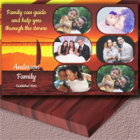 Family Photo Collage Sunset 1124 Art