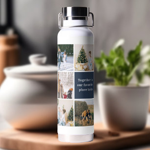 Family Photo Collage Together Is Our Favorite Water Bottle
