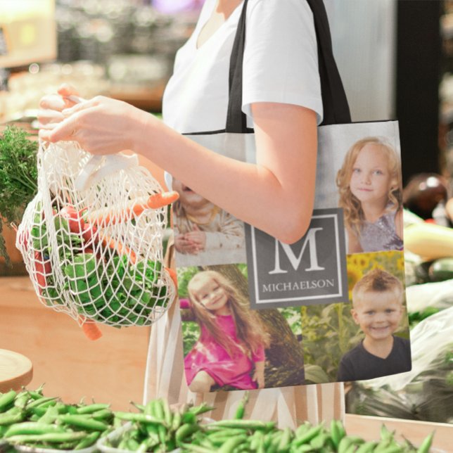 Family Photo Collage Tote Bag (Creator Uploaded)