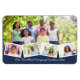 Family Photo Collage w Zigzag Photo Strip Blue