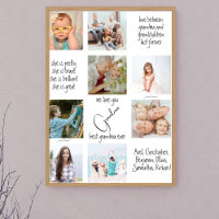 Family Photo Collage We Love Grandma Mothers Day