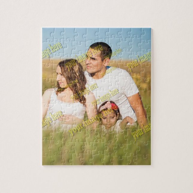 Family Photo 🧩✨ Custom Budget-Friendly Fun Jigsaw Puzzle (Vertical)