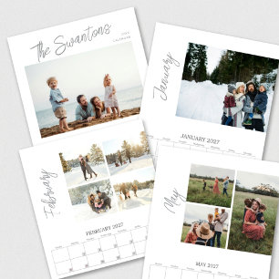 Family Photo Custom Photo Template Collage Calendar