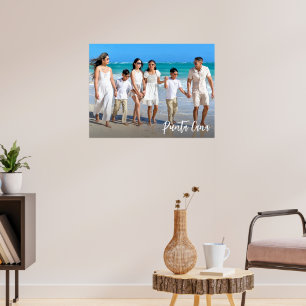 Family Photo Custom Travel Memory  Poster