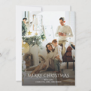 Family Photo Festive Christmas Holiday Card