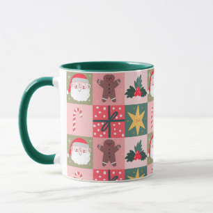 Family Photo gift Coloured Noel Christmas Mug