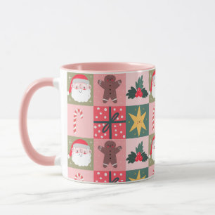 Family Photo gift Coloured Noel Christmas Mug