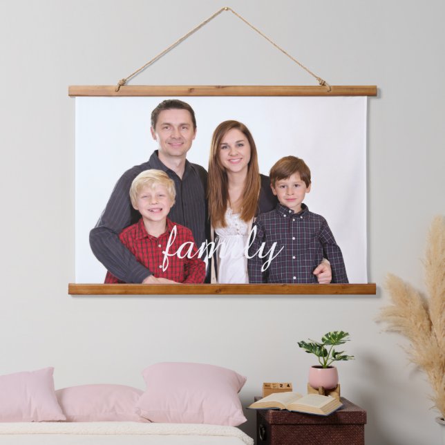 Family Photo Hanging Tapestry (Bedroom)