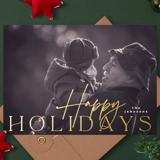 Family Photo Happiest Christmas Photo GOLD (Creator Uploaded)