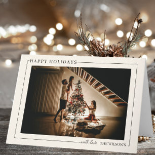 Family Photo Holiday Card Custom Christmas