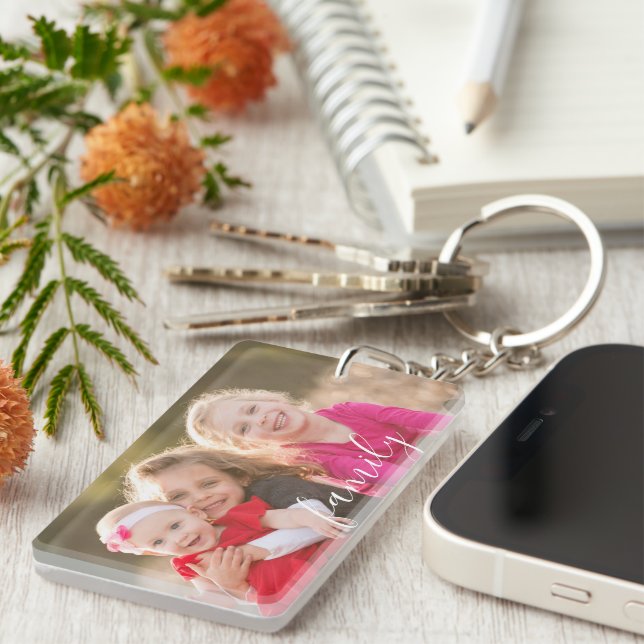 Family Photo Key Ring (Front Right)