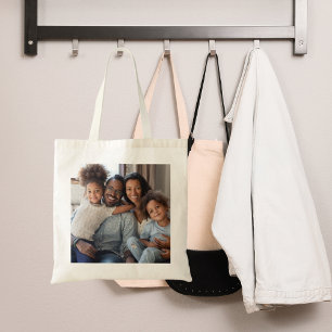 Family photo kids children tote bag