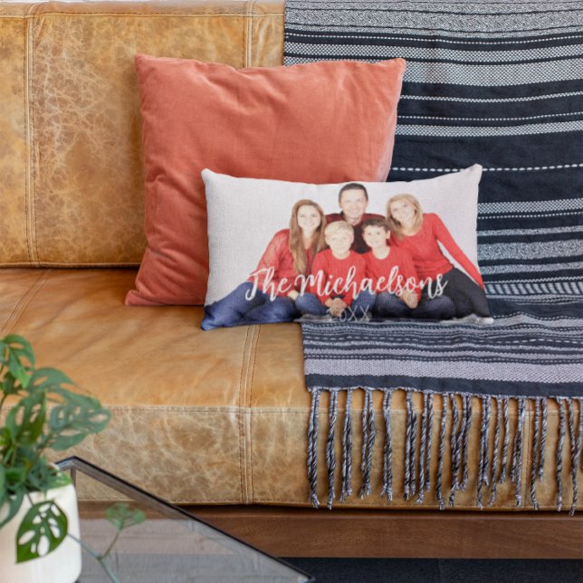 Family Photo Lumbar Cushion (Creator Uploaded)