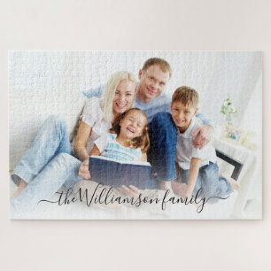 Family Photo Memories Personalised Custom Keepsake Jigsaw Puzzle