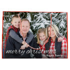 Family Photo Merry Christmas Custom