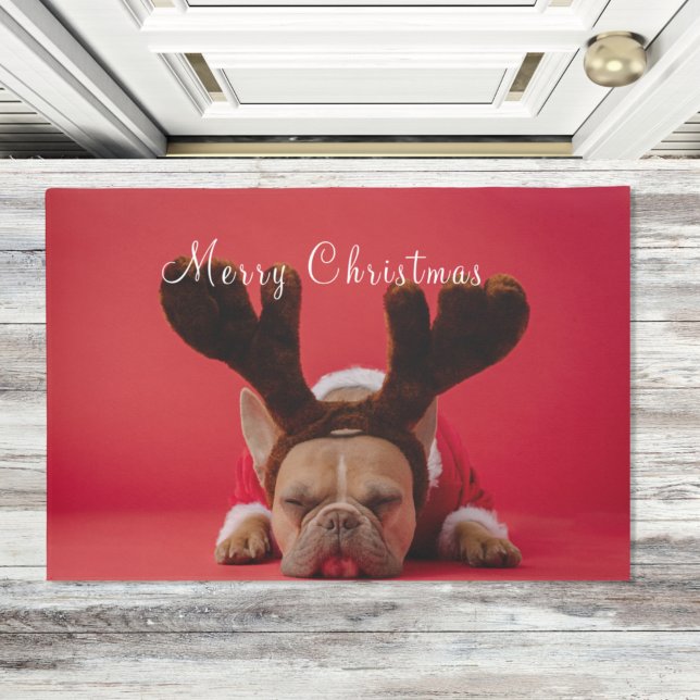 Family Photo Merry Christmas  Doormat (Creator Uploaded)