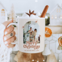 Family Photo Merry Christmas Mug