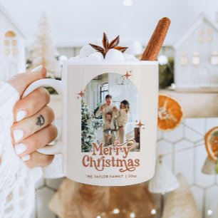 Family Photo Merry Christmas Mug