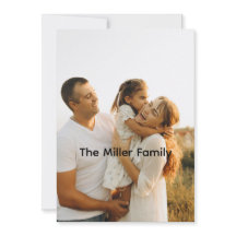 Family Photo Merry Christmas Script Overlay