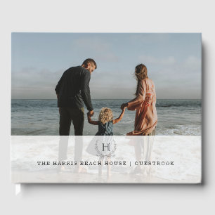 Family Photo   Monogram   Guest Book