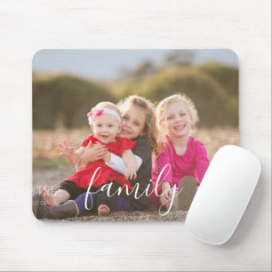 Family Photo Mouse Pad