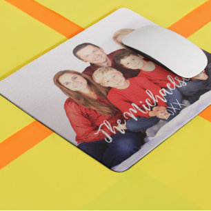 Family Photo Mouse Pad