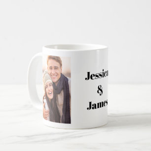 Family Photo Names  Coffee Mug
