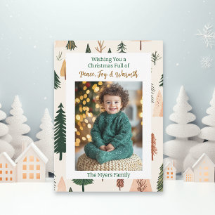 Family Photo    Personalised Christmas Tree Card