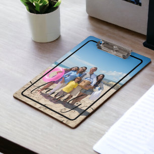 Family Photo Personalised Custom Clipboard