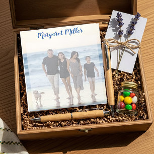 Family photo personalised notepad