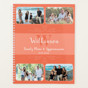 Family Photo Personalised Plan And Appointment Planner