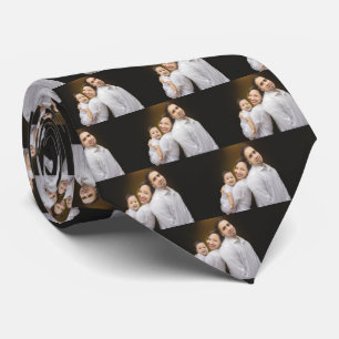 Family Photo Personalized Collage Tie