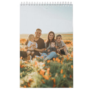 Family Photo Pictures 2026 Calendar 12 Month