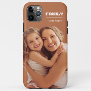 Family Photo Pink 1 Picture Case-Mate iPhone Case