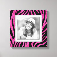 Family Photo Pink Zebra