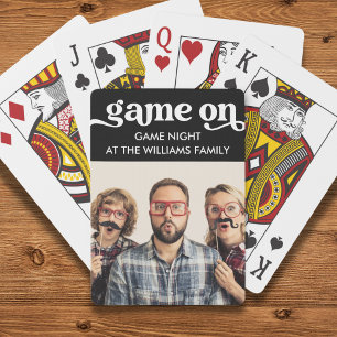 Family Photo Playing Cards Game On