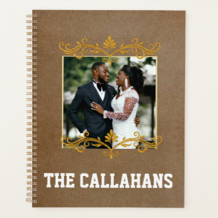 Family Photo Scrapbook Album•Celestia Brown Planner