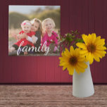 Family Photo Tile<br><div class="desc">Family photo personalised gifts. Photo credit Photography © Storytree Studios,  Stanford,  CA.</div>