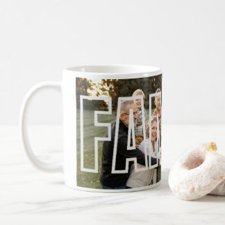 Family Photo Unique Graphic Modern Holiday Gift Coffee Mug