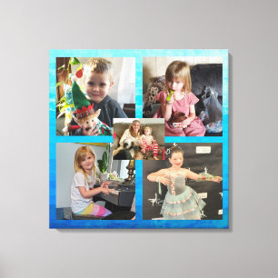 Family Photos Personalised  Canvas Print