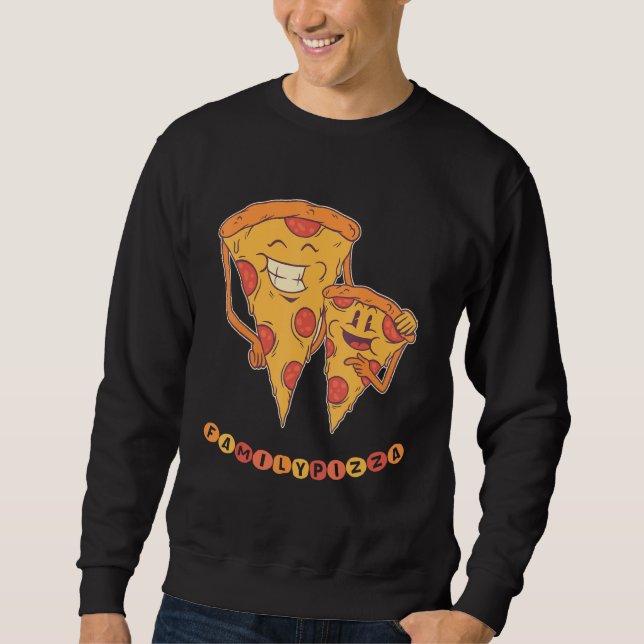 Family Pizza Matching Sweatshirt (Front)