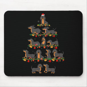 Family Pj Sets Christmas Matching Dachshund Dog Xm Mouse Pad